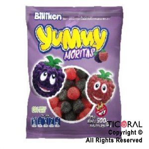 GOMAS YUMMY MORITAS X 500GRS X 1
